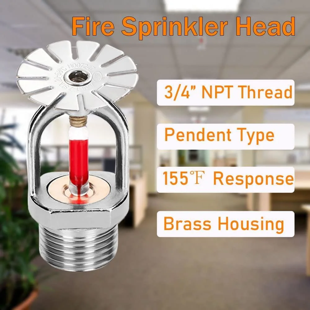 Fire-Fighting Equipment Quick-Response Nozzle up-Spray and Down-Spray Vertical Side Spray Fine Water Mist Sprinkler Head