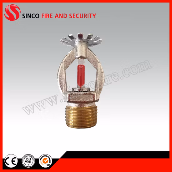 1/2 3/4 Inch NPT/ BSPT Brass Material Sprinkler Head Upright/Pendent/Sidewall Fire Sprinkler