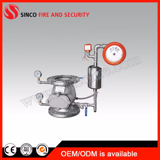 Ca Brass Ductile Iron Zsfz250 Red Fire Dry Fire Alarm Valve Zsfz 100 Wet Alarm Valve Wet Alarm Valve