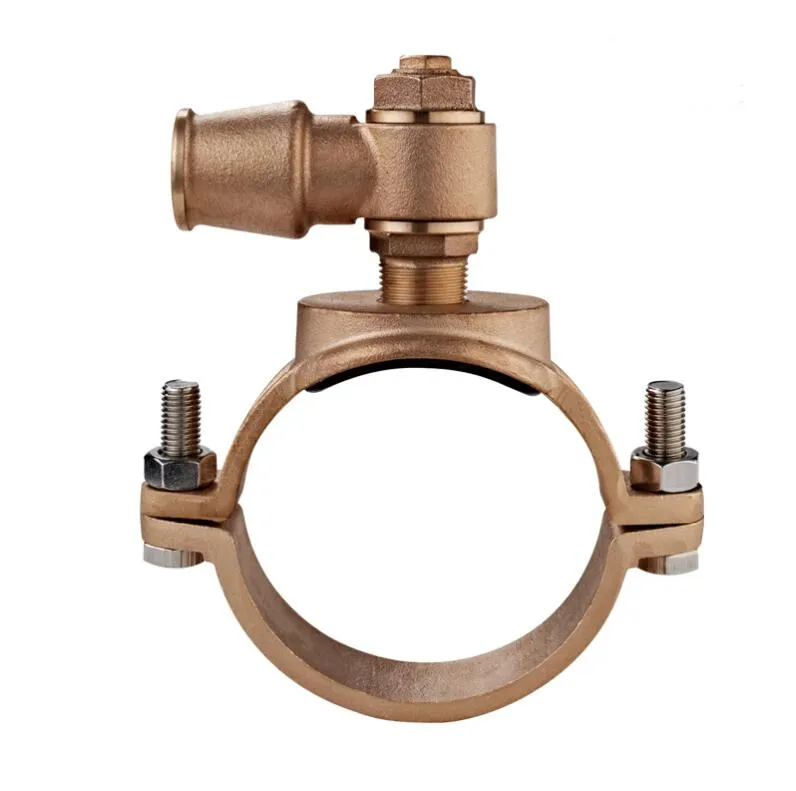 Bronze Ferrule Saddle /Ferrule Strap with Pushfit