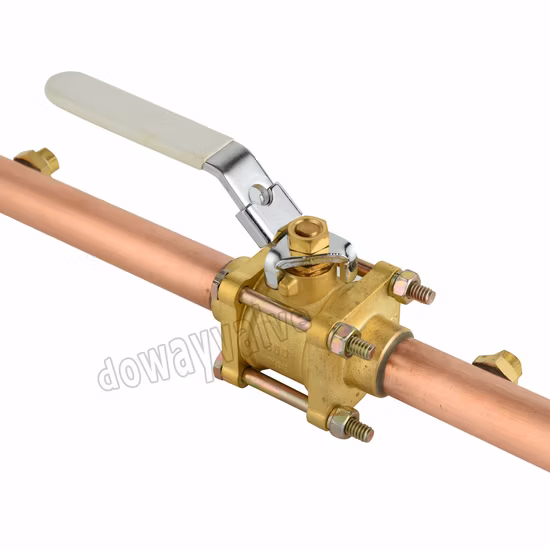 Cw617n Brass Full Bore Medical Lockable Line Valve