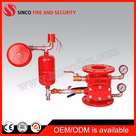 Factory Price Ductile Iron Flange Type Wet Alarm Check Valve for Fire Protection