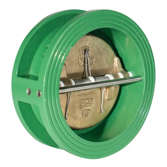 Stainless Steel Double Disc Non Return Wafer Butterfly Check Valve