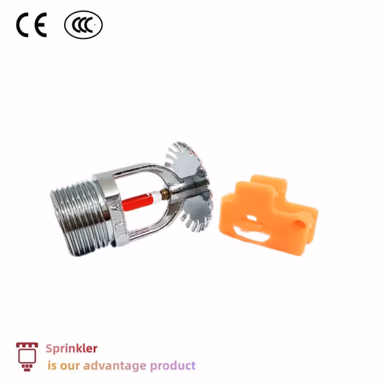 Automatic Fire Extinguishing System Sidewall Fire Sprinkler with Plastic Protection Frame