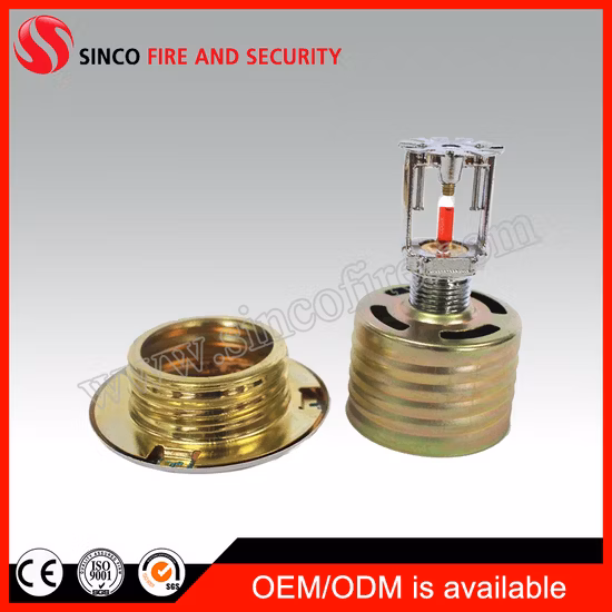Zstdy Fire Fighting 15-68 Degree 5mm Glass Bulb Concealed Fire Sprinkler