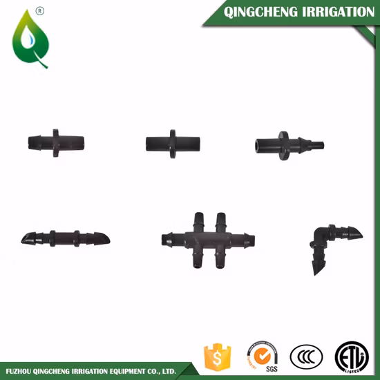 Micro Sprinkler Irrigation System Barbed Fittings Accessories